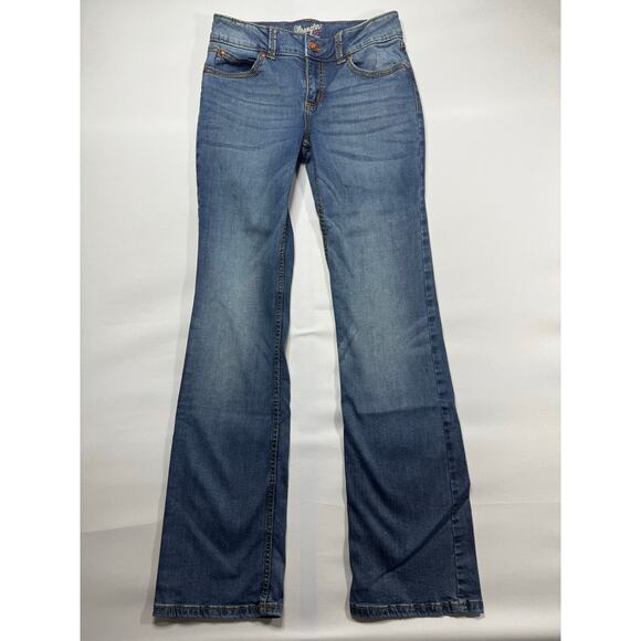 Wrangler Retro Women's Bootcut Blue Denim Jeans - Size 3x34 (28x32.5) - Picture 1 of 5